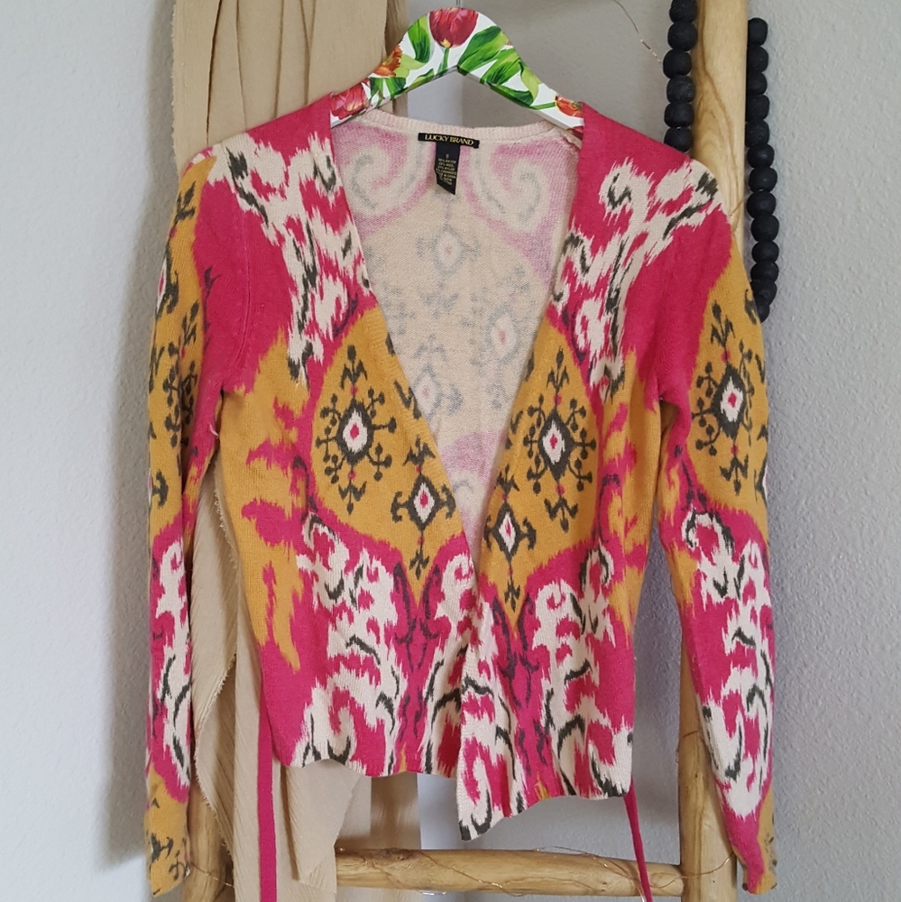 Lucky Brand printed sweater